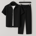 Men's Linen Two-Piece Set – Shirt & Trousers | Cavari