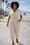 Plus Size Women's Two-Piece Set