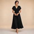 Women's Midi Dress – V-Neck | Amelia