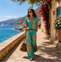 Women's Paisley Summer Two-Piece Set – Short Sleeve | Marisol