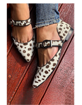 Women's Mary Jane Flats with Low Block Heel | Fenna