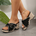 Elisa | Women's Black Sandals