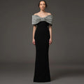 Women's Black Occasion Dress – Off-Shoulder | Adelgard