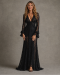 Women's Maxi Dress – V-Neck | Morgana
