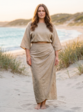 Women's Linen Two-Piece Set | Batwing