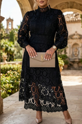 Women's Lace Detailing Lace Romantic Dress | Liz