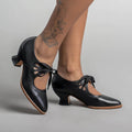 Women's Lace-Up Pointed Toe Court Heels | Adeline
